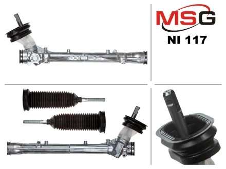 Рейка кермова без ГУР нова Nissan Tiida 04-12 MSG NI117