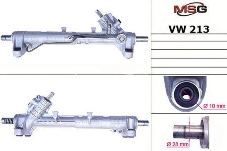 Рульова рейка(+ГУР) TRANSPORTER 1.9-2.8 90-03 MSG VW213