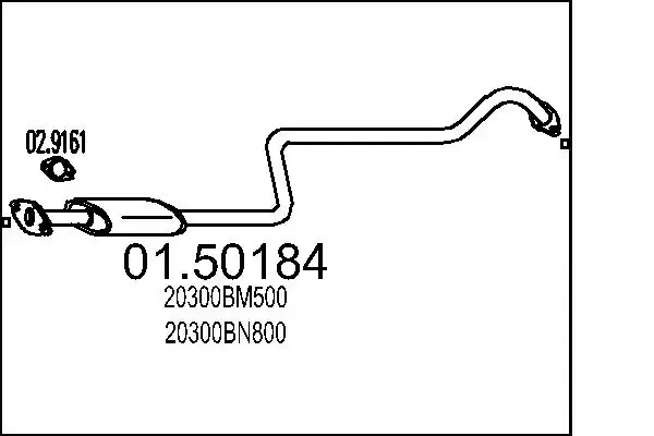 Резонатор MTS 01.50184 (фото 1)