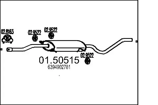 Резонатор MTS 01.50515 (фото 1)