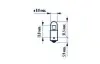 Автолампа T4W 12V 4W BA9s Standard (блістер/к-кт 2 шт) NARVA 171314000 (фото 2)