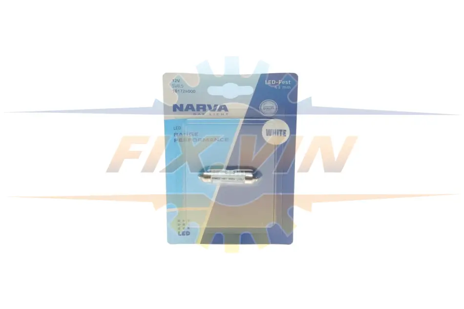Лампа светодиодная LED FESTOON С5W Range Performance 0,6W SV8.5 (43мм) (пр-во Narva) NARVA 181724000 (фото 1)