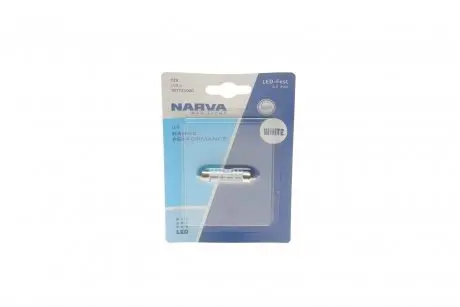 Лампа светодиодная LED FESTOON С5W Range Performance 0,6W SV8.5 (43мм) (пр-во Narva) NARVA 181724000