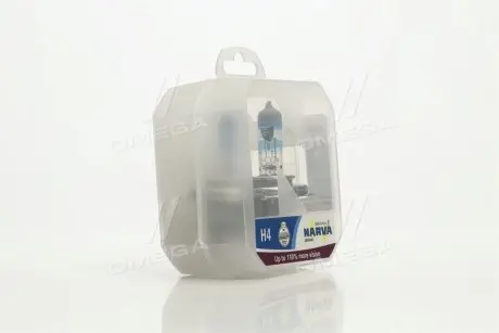 Лампа накаливания SET H4 12V 60/55 W P43t RANGE POWER +110 (к-т 2шт) (пр-во Narva) NARVA 48061S2