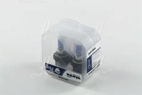 Лампа розжарювання TWIN SET HB4 12V 55W RANGE POWER WHITE (вир-во Narva) NARVA 48626S2