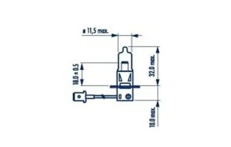 Автолампа H3 24V 70W PK22s NARVA 48700