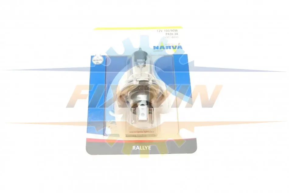 Автолампа H4 12V 100/90W P43t Rallye (блістер/ 1шт) NARVA 489014000 (фото 1)
