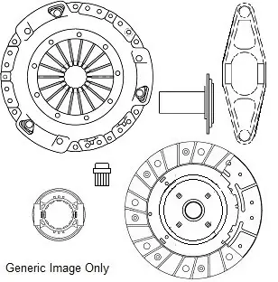 Комплект зчеплення MINI 06-10 (228mm) NATIONAL CK10036 (фото 1)