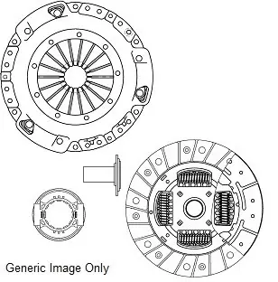 Комплект зчеплення Audi A3/Octavia II/VW Golf VI/Passat 1.4TSI 07- NATIONAL CK10221 (фото 1)