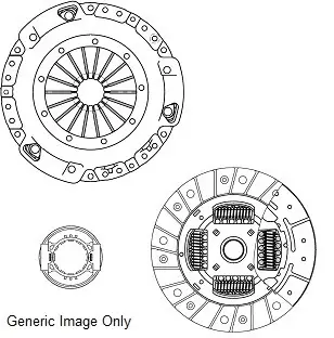Комплект зчеплення Audi A4/A6/A8 /VW Passat 2.5DTI 97-05 (240 mm) NATIONAL CK9626 (фото 1)