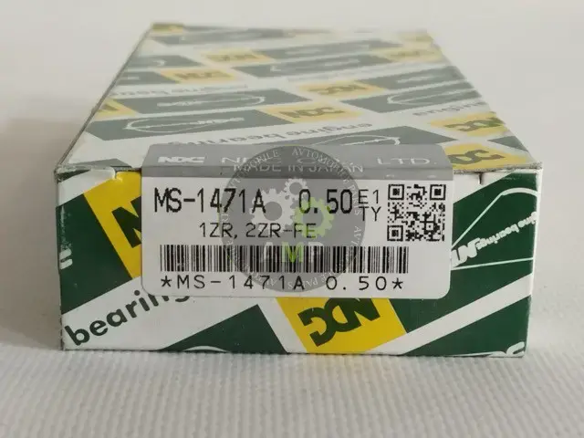 Вкладиші корінні +0.50mm (к-кт на мотор) 1zr-fe, 2zr-fe, 3zr-fe NDC MS1471A-050 (фото 1)