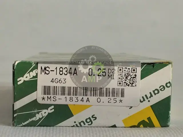 Вкладыши коренные 0.25mm (к-кт на мотор) 4G63 c 1997 года NDC MS1834A025 (фото 1)