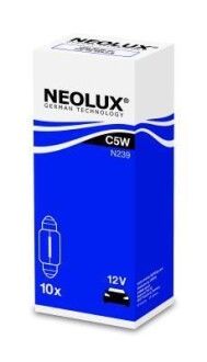 ЛАМПА C5W 12V 5W SV8.5-8 STANDARD UNV NEOLUX N239