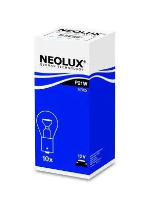 Лампа допоміжн. освітлення Р21W 12V 21W ВА15s (вир-во Neolux) NEOLUX N382 (фото 1)