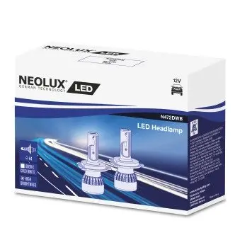 Лампа світлодіодна LED H4 12V 6000K (комплект) (вир-во Neolux) NEOLUX N472DWB (фото 1)