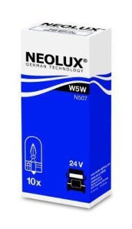 ЛАМПА W5W 24V W2,1x9,5d UNV1 NEOLX NEOLUX N507