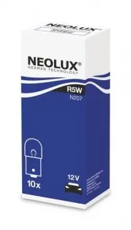 Лампочка допоміжна R5W (12 В, 5 Вт, тип гнізда: BA15S) NEOLUX NLX207K10SZT