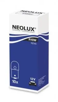 Лампочка допоміжна R10W (12 В, 10 Вт, тип гнізда: BA15S) NEOLUX NLX245K10SZT