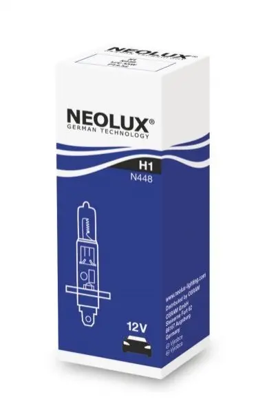 Лампочка галоген H1 (10 шт, 12 В, 55 Вт, тип гнізда: P14,5S) NEOLUX NLX448 (фото 1)