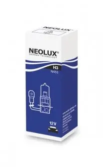 Лампочка галоген H3 (10 шт, 12 В, 55 Вт, тип гнізда: PK22S) NEOLUX NLX453