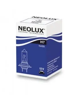 Лампочка галоген H7 (10 шт, 12 В, 55 Вт, тип гнізда: PX26D) NEOLUX NLX499