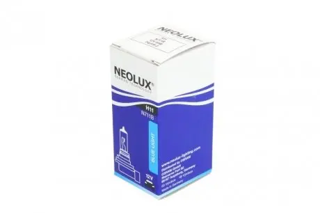 Лампочка Blue Light галоген H11 (10 шт, 12 В, 55 Вт, тип гнізда: PGJ19-2) NEOLUX NLX711B