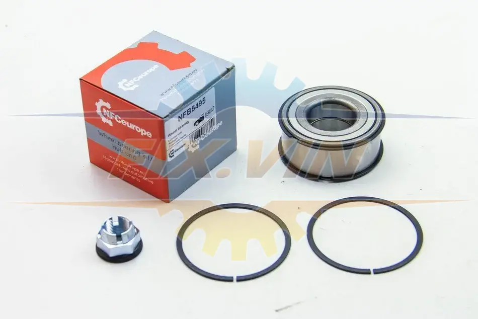 Підшипник маточини перед. Renault Laguna I/Megane I/Safrane (-ABS) NFC EUROPE NFB5495 (фото 1)