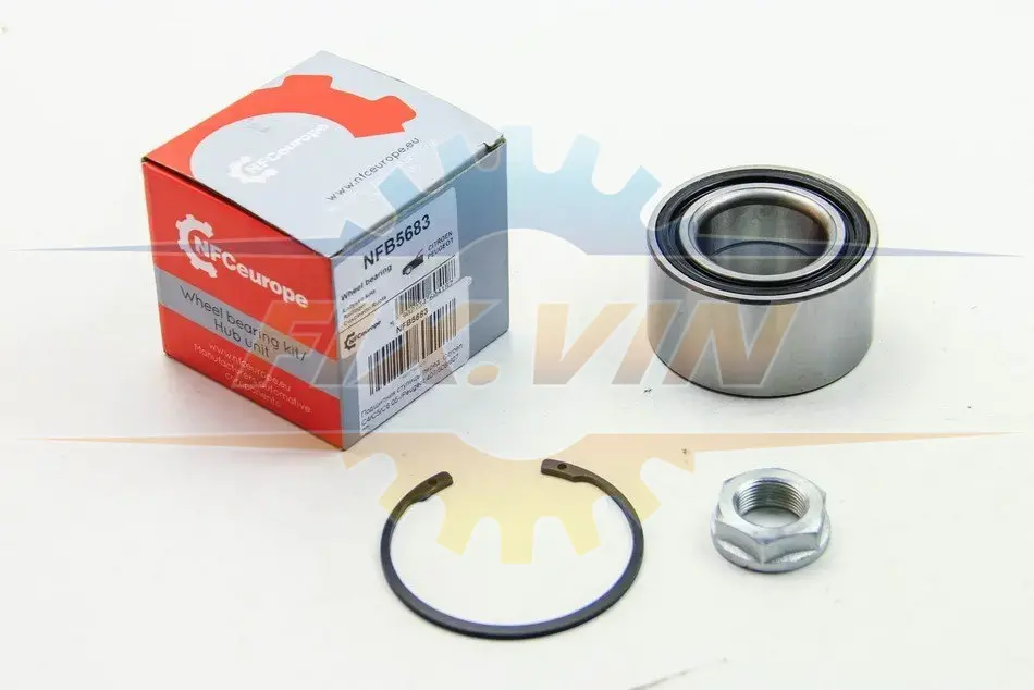 Підшипник маточини перед. Citroen C4/C5/C6 05-/Peugeot 407/508/607 00- NFC EUROPE NFB5683 (фото 1)