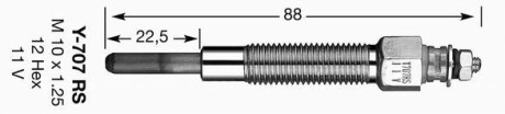 Свічка розжарення NGK 4937