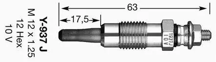 Свічка накалу D-POWER5 Y937J NGK Y-937J