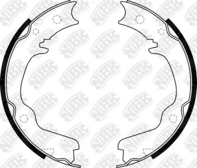 Колодки ручника Subaru NiBK FN0569
