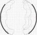 Тормозные колодки барабанные SUZUKI SX-4/FIAT SEDICI NiBK FN0634 (фото 1)