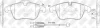 Колодки передние с датчиком Jaguar, Land Rover, Volvo, Ford, PSA NiBK PN0462W (фото 1)