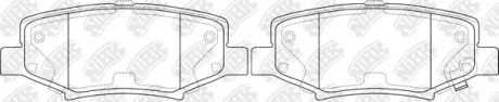 Колодки задние c2007-- Wrangler,Grand Cherokee,Liberty,Nitro NiBK PN0497