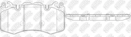 Колодки передние Range Rover, Defender NEW NiBK PN0567