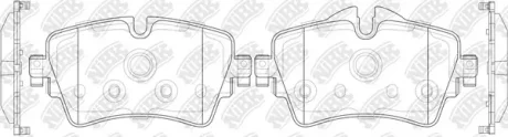 Колодки передние BMW, Mini NiBK PN0573