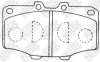 Колодки тормозные передние Toyota 4 Runner, Land Cruiser 70, Hilux NiBK PN1086 (фото 1)