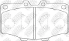 Колодки тормозные передние Toyota 4 Runner, Land Cruiser 70, Hilux NiBK PN1086 (фото 2)