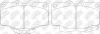Колодки тормозные передние Toyota 4 Runner, Land Cruiser 70 NiBK PN1350 (фото 1)