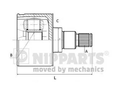 ШРУС NIPPARTS J2831136