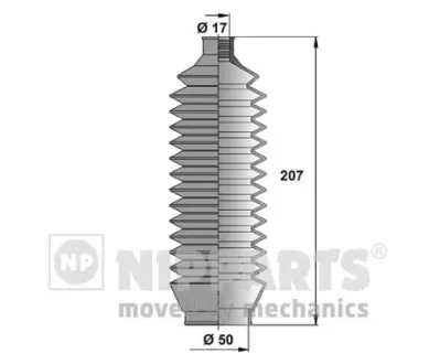 Пильовик рульового механізма NIPPARTS J2845008