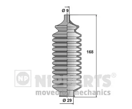 Пильник рульової тяги NIPPARTS N2845001 (фото 1)