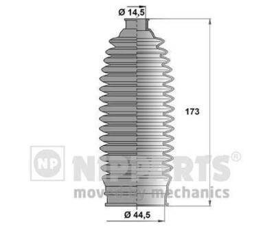 Пильовик рульового механізма NIPPARTS N2847014