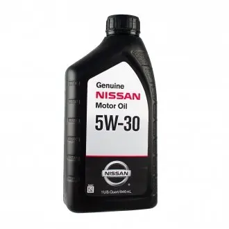 Олива моторна Nissan Genuine Motor Oil 5W-30, 0,946л NISSAN 999PK005W30N