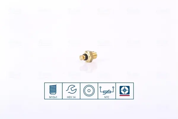 Датчик, температура охолоджуючої рідини NISSENS 207044 (фото 1)