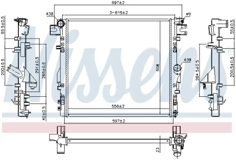 Теплообменник NISSENS 61037