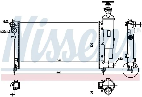 Теплообменник NISSENS 61276