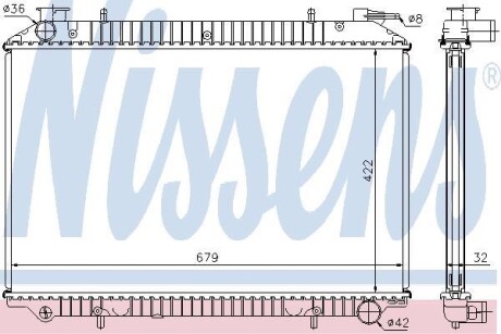 Радiатор NISSENS 62976A