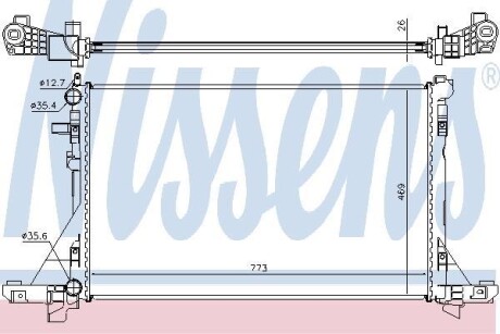 Радiатор NISSENS 630732