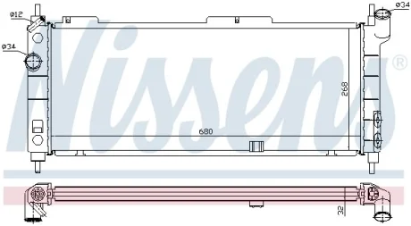 Теплообменник NISSENS 63254A